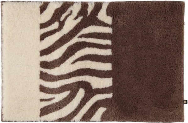 Rhomtuft - Badteppiche Zebra - Farbe: taupe/natur-jasmin - 1400 - 50x65 cm