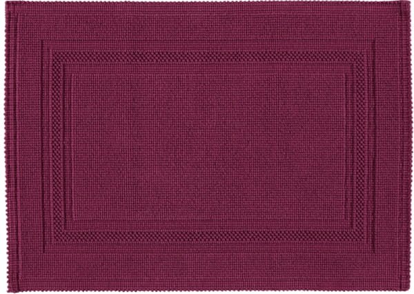 Rhomtuft - Badematte Gala - Farbe: berry - 237 - 50x70 cm