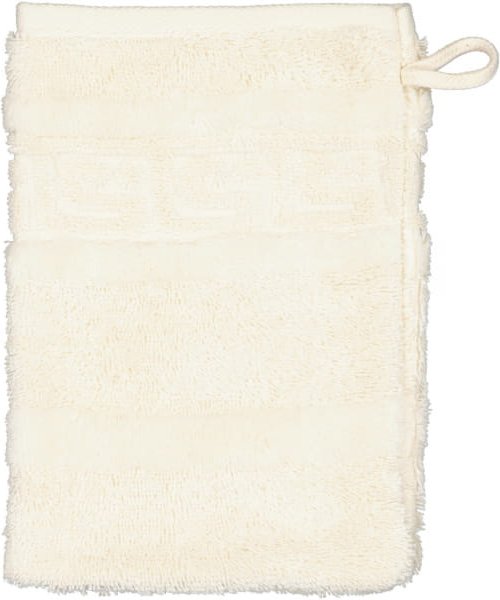 Cawö - Noblesse Uni 1001 - Farbe: 351 - natur - Waschhandschuh 16x22 cm