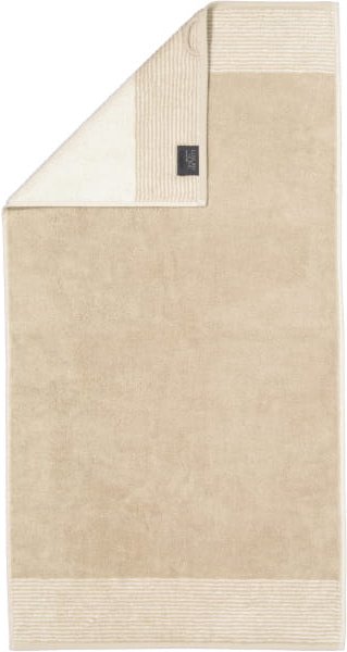 Cawö - Luxury Home Two-Tone 590 - Farbe: sand - 33 - Handtuch 50x100 cm
