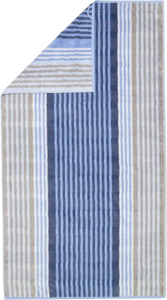 Cawö Handtücher Noblesse Harmony Streifen 1085 - Farbe: sky - 17 - Duschtuch 80x160 cm