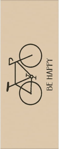 Cawö Saunatücher Postcard Towels TRAVEL Bicycle 6287 - Farbe: beige - 37 - Saunatuch 70x180 cm