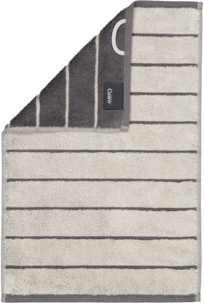 Cawö Handtücher Balance Doubleface 6232 - Farbe: platin - 77 - Gästetuch 30x50 cm