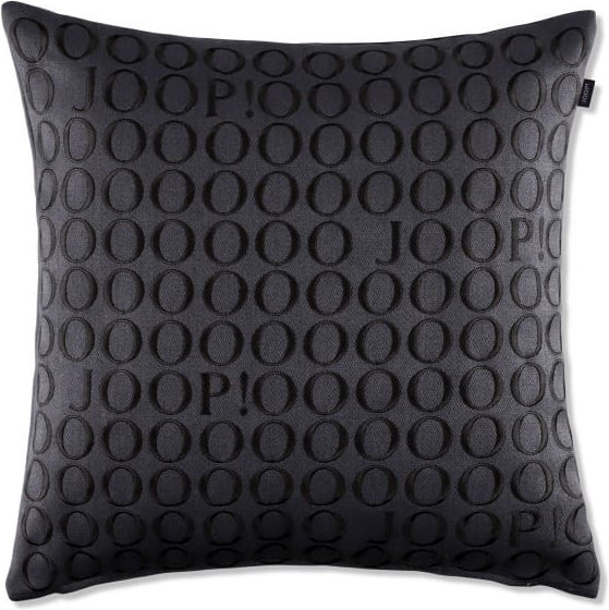 JOOP! Kissenhüllen Fine Signature - Farbe: Anthrazit - 012 - 50x50 cm