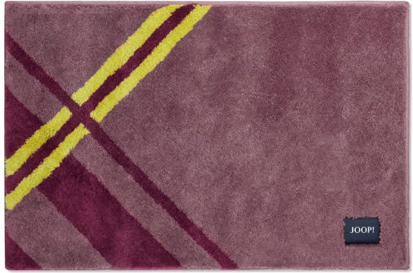 JOOP Badteppich Checks 288 - Farbe: Mauve - 302 - 60x90 cm