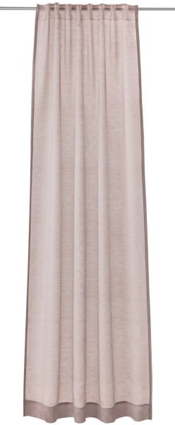 JOOP! Vorhang Gardine Glare - verdecktes Schlaufenband - Farbe: Rose - 075 - 130x250 cm