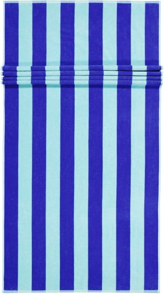 Cawö Home Strandtücher Beach Tropical Streifen 5577 - Farbe: aqua - 11 - 80x180 cm