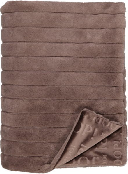 JOOP! Plaid Glam - Größe: 130x170 cm - Farbe: Umbra - 020