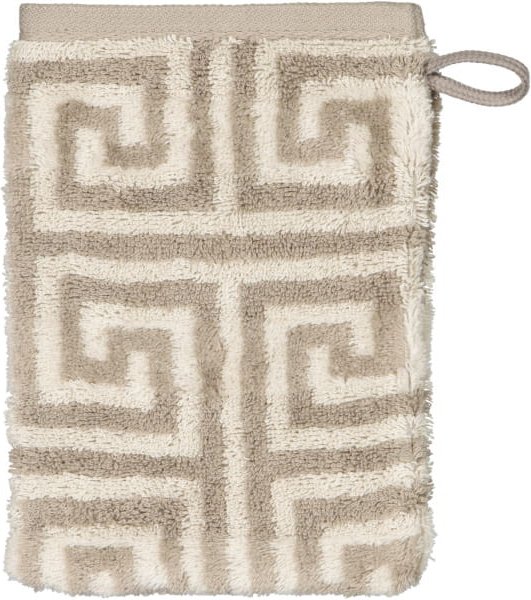 Cawö Handtücher Noblesse Elegance Allover 1088 - Farbe: graphit - 37 - Waschhandschuh 16x22 cm