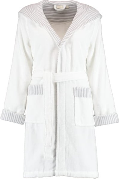 Esprit Damen Bademantel Day Kapuze - Farbe: white - 030