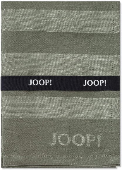 JOOP! Geschirrtücher Cuisine Stripes 1701 - Farbe: Oliv - 44 - 50x70 cm