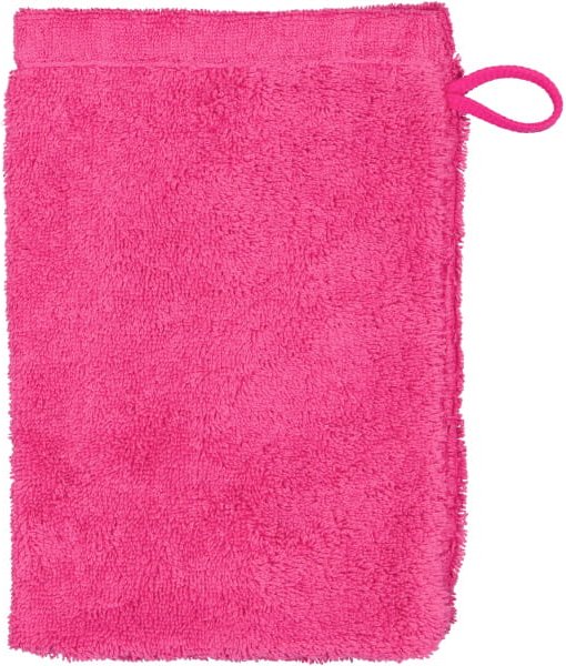 Cawö Handtücher Life Style Uni 7007 - Farbe: pink - 247 - Waschhandschuh 16x22 cm