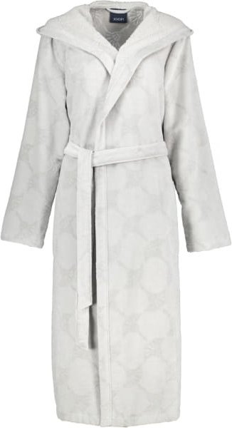 JOOP Damen Bademantel Kapuze - 1652 - Farbe: Platin - 713 - L