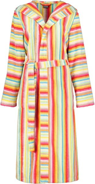 Cawö - Damen Bademantel Life Style - Kapuze 7081 - Farbe: multicolor - 25 - L
