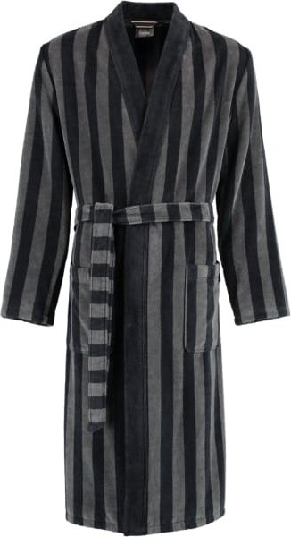 Cawö Herren Bademantel Kimono 2612 - Farbe: schwarz - 97 - S