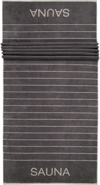 Cawö Saunatücher Balance Doubleface 6237 - Farbe: anthrazit - 73 - 80x200 cm