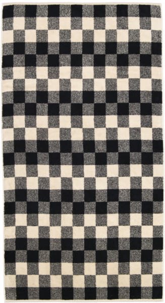 Cawö Handtücher Natural Karo 6217 - Farbe: natur-schwarz - 39 - Duschtuch 80x150 cm