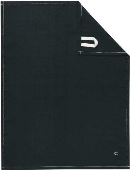 Cawö Cuisine Zoom Uni 124 - Geschirrtuch 50x70 cm - Farbe: schwarz - 906
