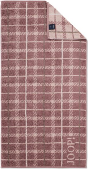 JOOP! Handtücher Contour Checked 1715 - Farbe: Mauve - 23 - Handtuch 50x100 cm