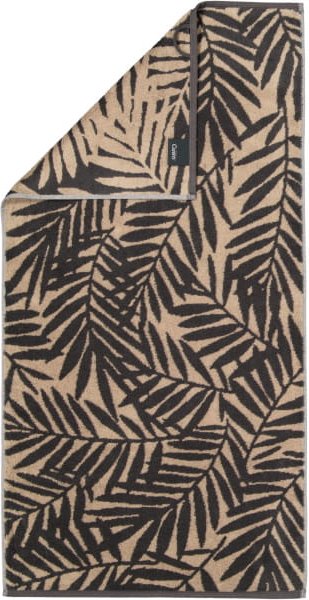 Cawö Handtücher Maison Blätter 6267 - Farbe: basalt - 37 - Handtuch 50x100 cm