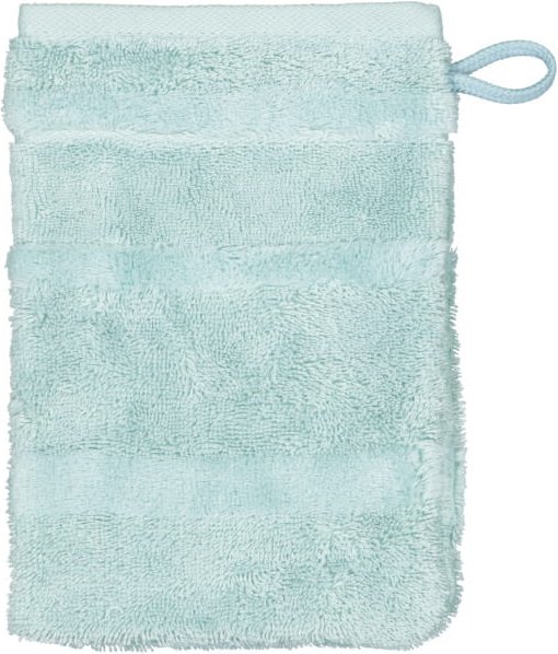 Cawö - Noblesse2 1002 - Farbe: seegrün - 455 - Waschhandschuh 16x22 cm