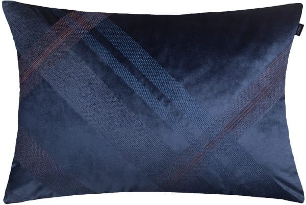 JOOP! Kissenhülle Checks - Farbe: Marine - 080 - 38x58 cm