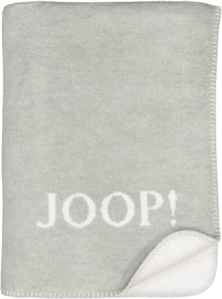JOOP! Wohndecke Melange-Doubleface - Größe: 150x200 cm - Farbe: Jade-Natur