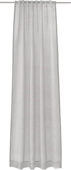 JOOP! Vorhang Gardine Glare - verdecktes Schlaufenband - Farbe: Grau - 010 - 130x300 cm