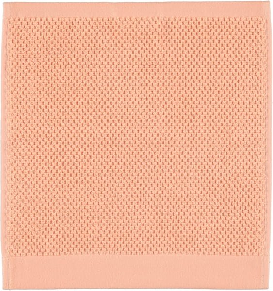 Rhomtuft - Handtücher Baronesse - Farbe: peach - 405 - Seiflappen 30x30 cm