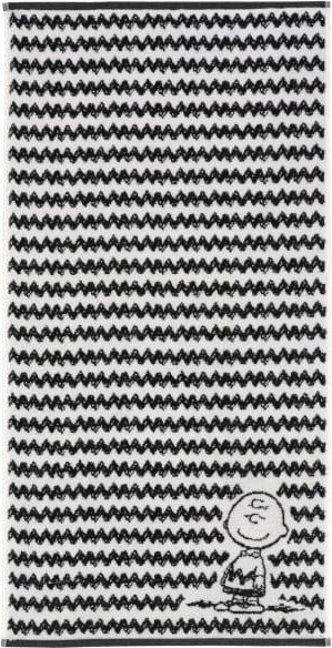 Vossen Handtücher PEANUTS Charlie Brown - Farbe: schwarz - 0004 - Duschtuch 67x140 cm