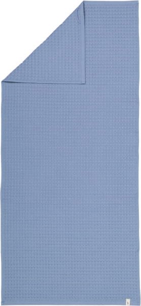 Möve Handtücher Piquée - Farbe: steel blue - 847 - Handtuch 50x100 cm