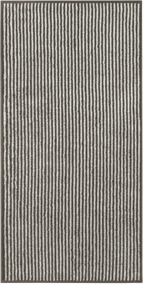 Cawö Handtücher Two-Tone Stripes 480 - Farbe: basalt - 73 - Duschtuch 80x150 cm