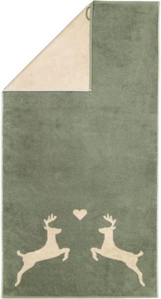 Cawö Handtücher Alpenchic Edition Hirsche 6228 - Farbe: zirbe - 43 - Duschtuch 70x140 cm