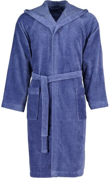 Vossen Bademäntel unisex Kurzmantel mit Kapuze Texas - Farbe: atlantic - 4840 - XS