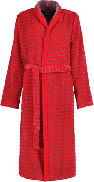 Cawö - Damen Bademantel Schalkragen Shades 1491 - Farbe: rot - 27 - L