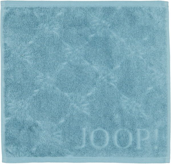 Thumbnail - JOOP Uni Cornflower 1670 - Farbe: salbei - 488 - Seiflappen 30x30 cm