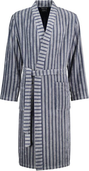 Cawö Home Herren Bademantel Kimono 5505 - Farbe: denim - 17 - L