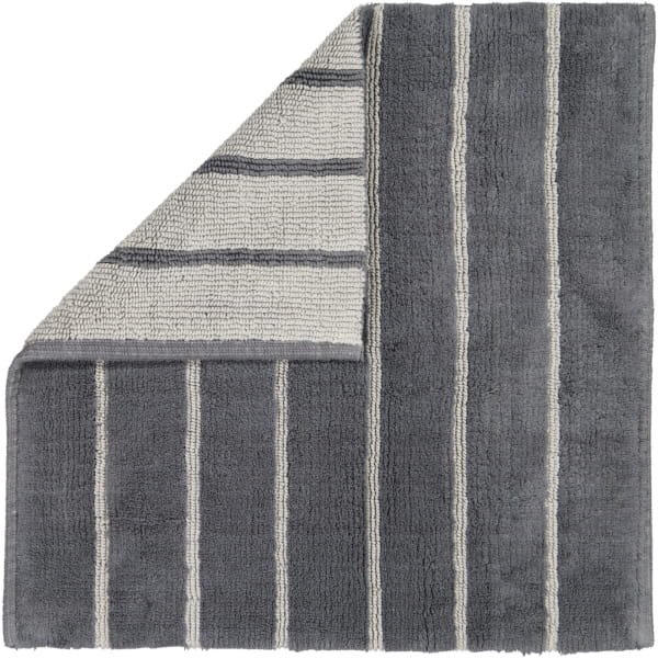 Cawö Home Badteppiche Balance Streifen 1008 - Farbe: anthrazit - 73 - 60x60 cm