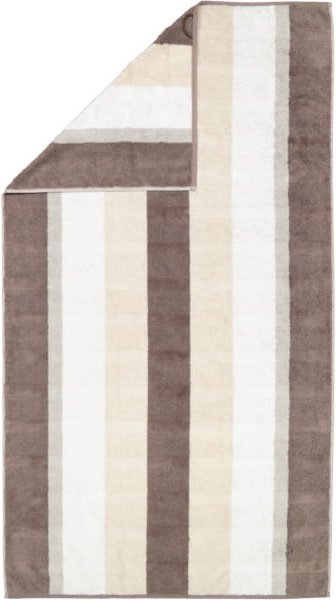 Cawö Handtücher Noblesse Stripe 1087 - Farbe: walnuss - 30 - Duschtuch 80x150 cm