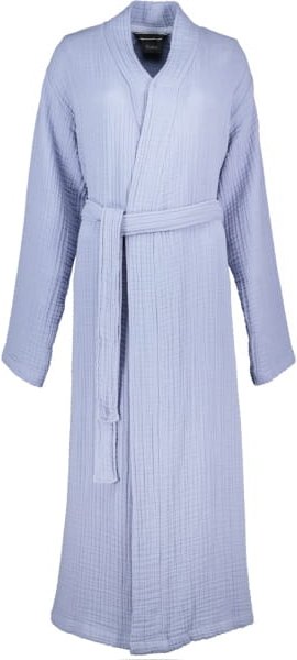 Cawö Home Bademäntel Damen Kimono Musselin 838 - Farbe: pastellblau - 10 - L/XL