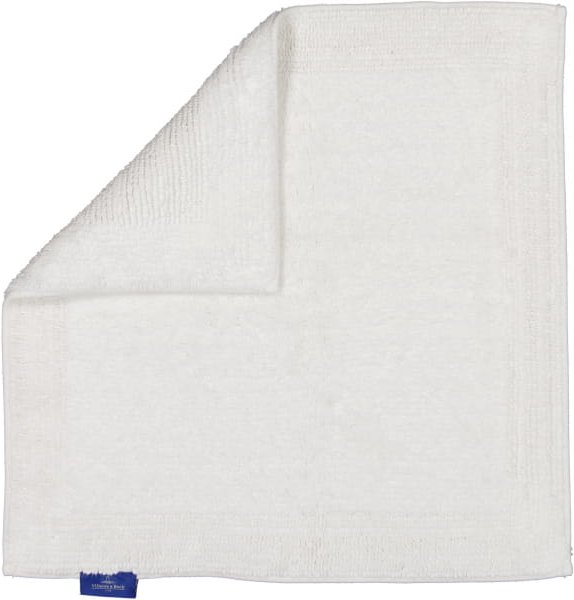 Villeroy & Boch - Badteppich Coordinates Charisma 2555 - Farbe: brilliant white - 600 - 60x60 cm