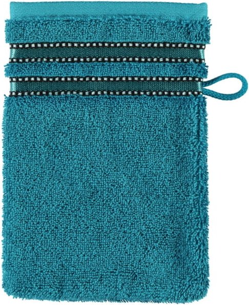 Vossen Handtücher Cult de Luxe - Farbe: lagoon - 5890 - Waschhandschuh 16x22 cm
