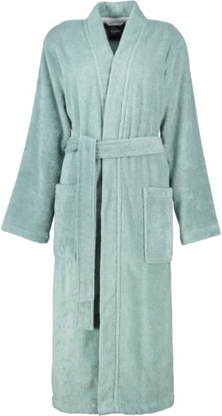 Cawö Home Bademäntel Damen Kimono Uni 826 - Farbe: fjord - 47 - L