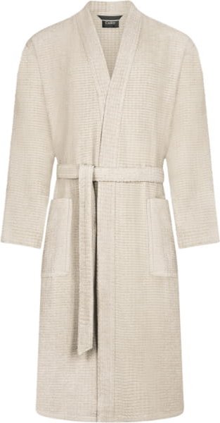 Cawö Bademäntel Herren Kimono PURE Elements 6526 - Farbe: travertin - 366 - S