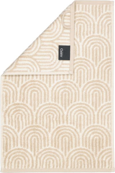 Cawö Handtücher Maison Bögen 6268 - Farbe: natur - 33 - Gästetuch 30x50 cm