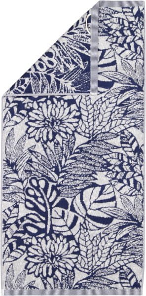 Möve Handtücher Brooklyn Botanic - Farbe: nature/deep sea - 042 - Handtuch 50x100 cm