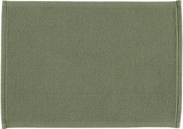 Rhomtuft - Badematte Plain - Farbe: olive - 404 - 50x70 cm