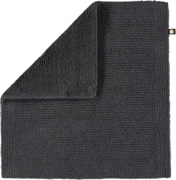 Rhomtuft - Badteppich Pur - Farbe: zinn - 02 - 60x60 cm