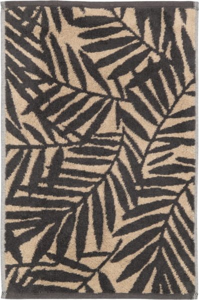 Cawö Handtücher Maison Blätter 6267 - Farbe: basalt - 37 - Gästetuch 30x50 cm