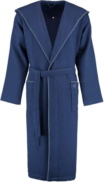 bugatti Herren Bademantel Kapuze Tizian - Farbe: marine blau - 493 - L